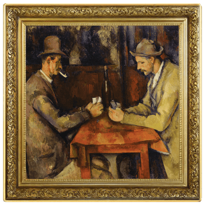 Niue - 2026 - 1 Dollar - The Card Players by P. Cézanne 1oz silver (Paintings Treasures series)