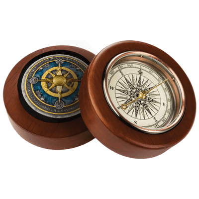 Niue - 2026 - 5 Dollars – Compass Rose 2oz silver