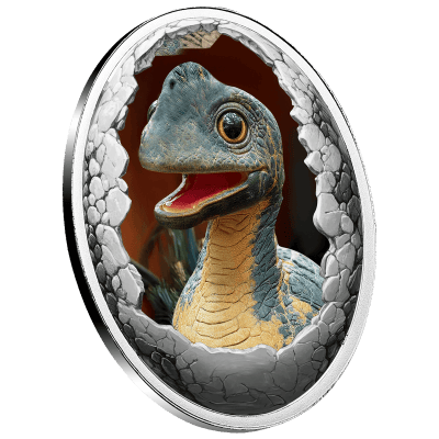 Cameroon - 2025 - 500 Francs - Brachiosaurus (Dinosauria series) 16.8g Silver