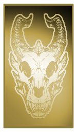 Liberia - 2026 - 20 Dollars - Dragon Skull 1/200 oz gold