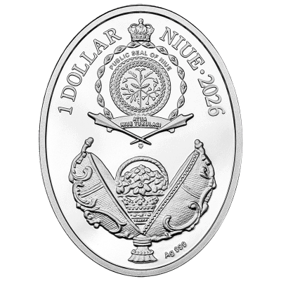 Niue - 2026 - 1 Dollars - Easter Egg Happy Easter