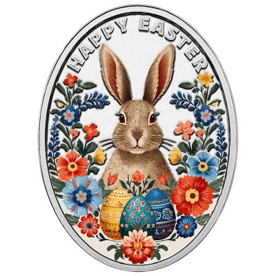 Niue - 2026 - 1 Dollars - Easter Egg Happy Easter