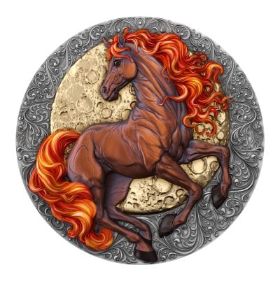 Niue - 2026 - 5 Dollars – Fire Horse 2oz silver (Lunar Fire Years series)