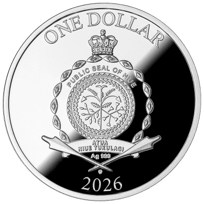 Niue - 2026 - 1 Dollar – Football 1/2oz silver