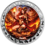 Ghana - 2026 - 5 Cedis - Aries Goddesses Zodiac (Zodiac series) 1oz silver