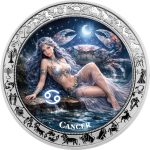 Ghana - 2026 - 5 Cedis - Cancer Goddesses Zodiac (Zodiac series) 1oz silver