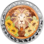 Ghana - 2026 - 5 Cedis - Leo Aquarelle Zodiac (Zodiac series) 1oz silver
