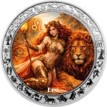 Ghana - 2026 - 5 Cedis - Leo Goddesses Zodiac (Zodiac series) 1oz silver
