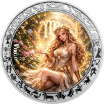 Ghana - 2026 - 5 Cedis - Virgo Goddesses Zodiac (Zodiac series) 1oz silver