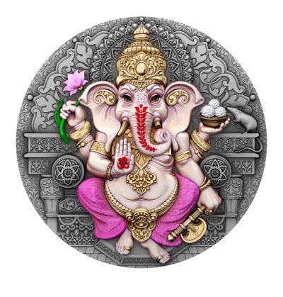 Niue - 2025 - 5 Dollars - Ganesha (Hindu Pantheon Series) 2oz silver