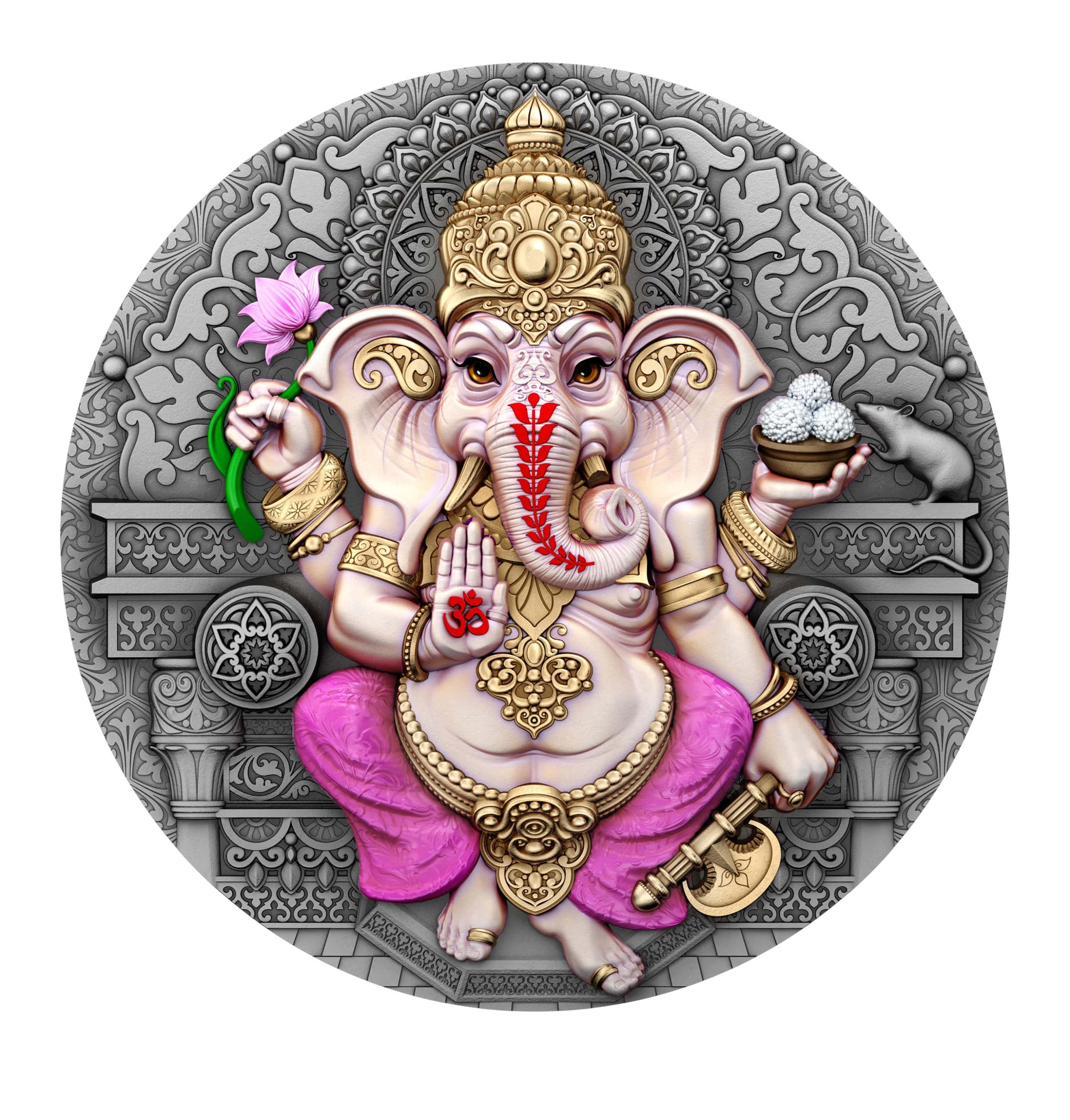 Niue - 2025 - 5 Dollars - Ganesha (Hindu Pantheon Series) 2oz silver