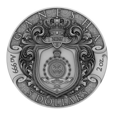 Niue - 2025 - 5 Dollars - Ganesha (Hindu Pantheon Series) 2oz silver