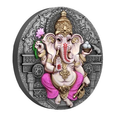 Niue - 2025 - 5 Dollars - Ganesha (Hindu Pantheon Series) 2oz silver