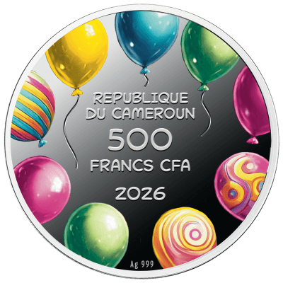 Cameroon - 2026 - 500 Francs CFA - Birthday Coin 2026 Happy Birthday