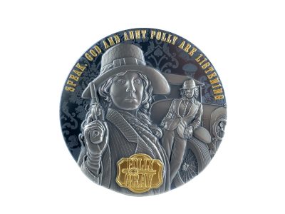 Niue - 2025 - 5 Dollars - Polly Gray (Peaky Blinders series) 2oz silver