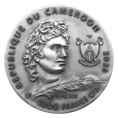Cameroon - 2026 - 1000 Francs - Black Swan 21.9gr silver (Glow of History series)