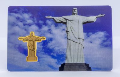 Liberia - 2026 - 12 Dollars - Christ the Redeemer 1/1000 oz gold