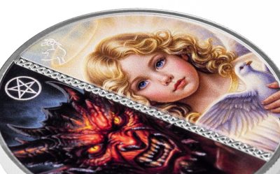 Liberia - 2026 - 10 Dollars - Angel & Devil – Good & Evil 1oz silver (Infinite Duality Paradox series)