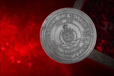 Niue - 2025 - 5 Dollars - The Batman Gotham 200 gr silver (Batman series)