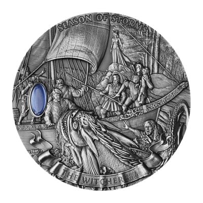 Niue - 2025 - 50 Dollars - Season of Storms 1 kilo silver (The Witcher Series)