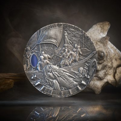Niue - 2025 - 50 Dollars - Season of Storms 1 kilo silver (The Witcher Series)