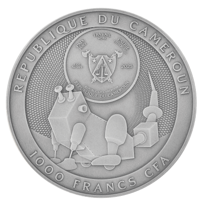 Cameroon - 2025 - 1000 Francs - Fables for Robots Stanislaw Lem (Master of Science Fiction series)