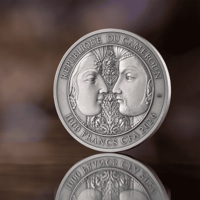 Cameroon - 2026 - 1000 Francs - Kama Sutra IV Moments of Love 1oz silver