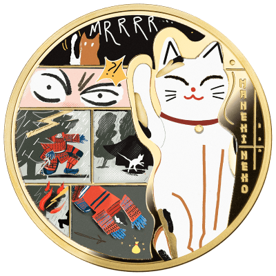 Niue - 2026 - 2 Dollars - Maneki Neko 1oz silver