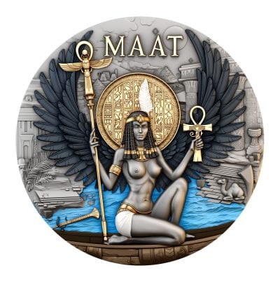 Niue - 2026 - 5 Dollars - Maat (Echoes of Egypt series) 2oz silver
