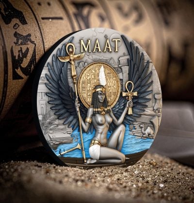 Niue - 2026 - 5 Dollars - Maat (Echoes of Egypt series) 2oz silver