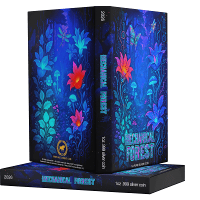 Liberia - 2026 - 3x 10 Dollars - Bee, Butterfly and Bird (Mechanical Forest series) 3x 1oz silver