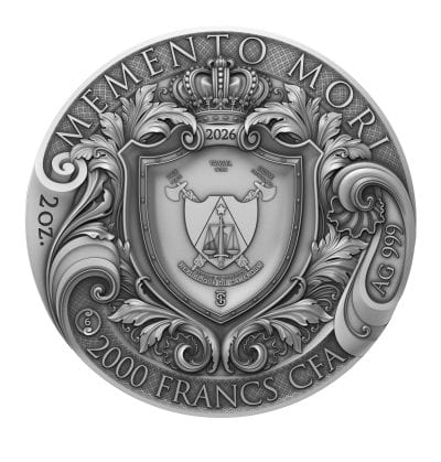 Cameroon - 2026 - 2000 Francs - Memento Mori 2oz silver