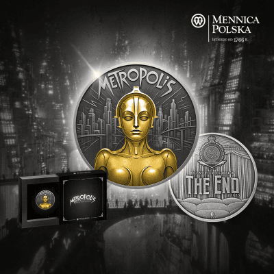 Niue - 2025 - 1 Dollars - Metropolis 1oz silver (Silent Film Classics series)