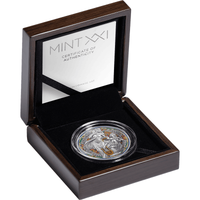 Cameroon - 2026 - 2000 Francs – Erato & Polyhymnia (Nine Muses series) 2oz silver