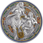 Cameroon - 2026 - 2000 Francs – Erato & Polyhymnia (Nine Muses series) 2oz silver