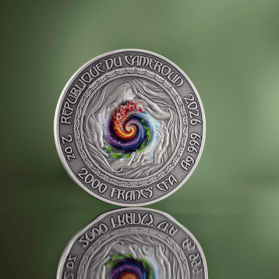 Cameroon - 2026 - 2000 Francs – Flower Fairy (Nature Spirits series) 2oz silver