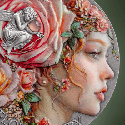 Cameroon - 2026 - 2000 Francs – Flower Fairy (Nature Spirits series) 2oz silver