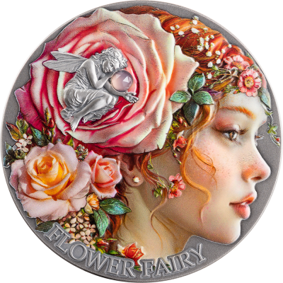 Cameroon - 2026 - 2000 Francs – Flower Fairy (Nature Spirits series) 2oz silver
