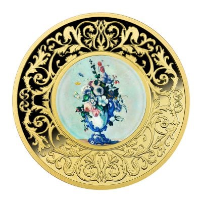 Cameroon - 2025 - 500 Francs – Paul Cezanne - Flowers in a Rococo Vase (Flowers in Painting series)