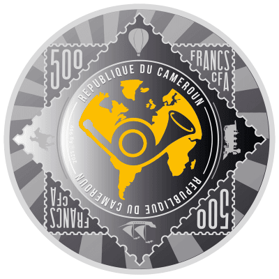 Cameroon - 2025 - 500 Francs - Penny Blue (The World’s Most Valuable Stamps series)