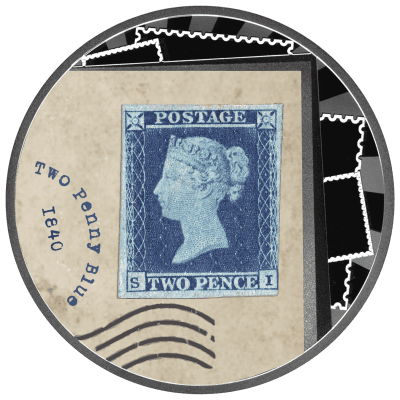 Cameroon - 2025 - 500 Francs - Penny Blue (The World’s Most Valuable Stamps series)