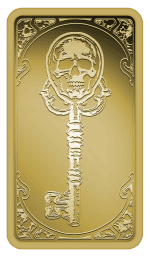 Liberia - 2026 - 20 Dollars - Skeleton Key 1/200 oz gold