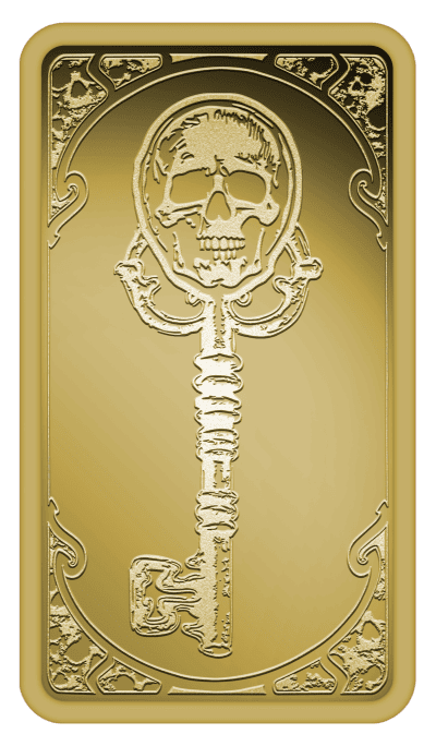 Liberia - 2026 - 20 Dollars - Skeleton Key 1/200 oz gold