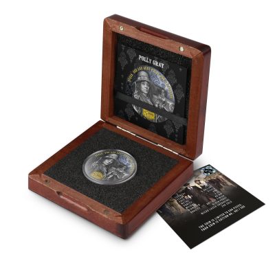 Niue - 2025 - 5 Dollars - Polly Gray (Peaky Blinders series) 2oz silver