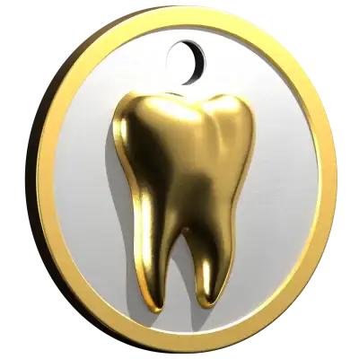 Niue - 2025 - 1 Dollars - Tiny Tooth Coin-Pendant 2gr silver