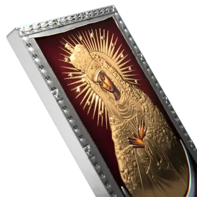 Liberia - 2025 - 1 Dollars - Our Lady of the Gate of Dawn 1oz silver