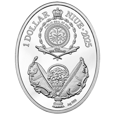Niue - 2025 - 1 Dollars - Rothschild Egg (Faberge Egg series)