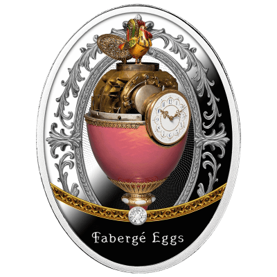 Niue - 2025 - 1 Dollars - Rothschild Egg (Faberge Egg series)
