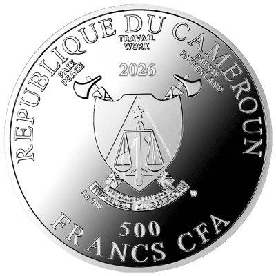 Cameroon - 2026 - 500 Francs – White Taled Eagle 1/2oz silver (Save the World series)