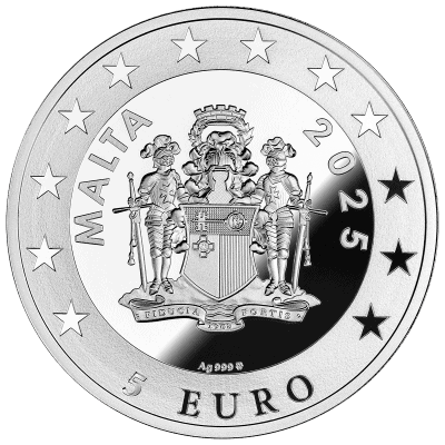 Malta - 2025 - 5 Euro - Sir Malcolm Campbell Speed Record